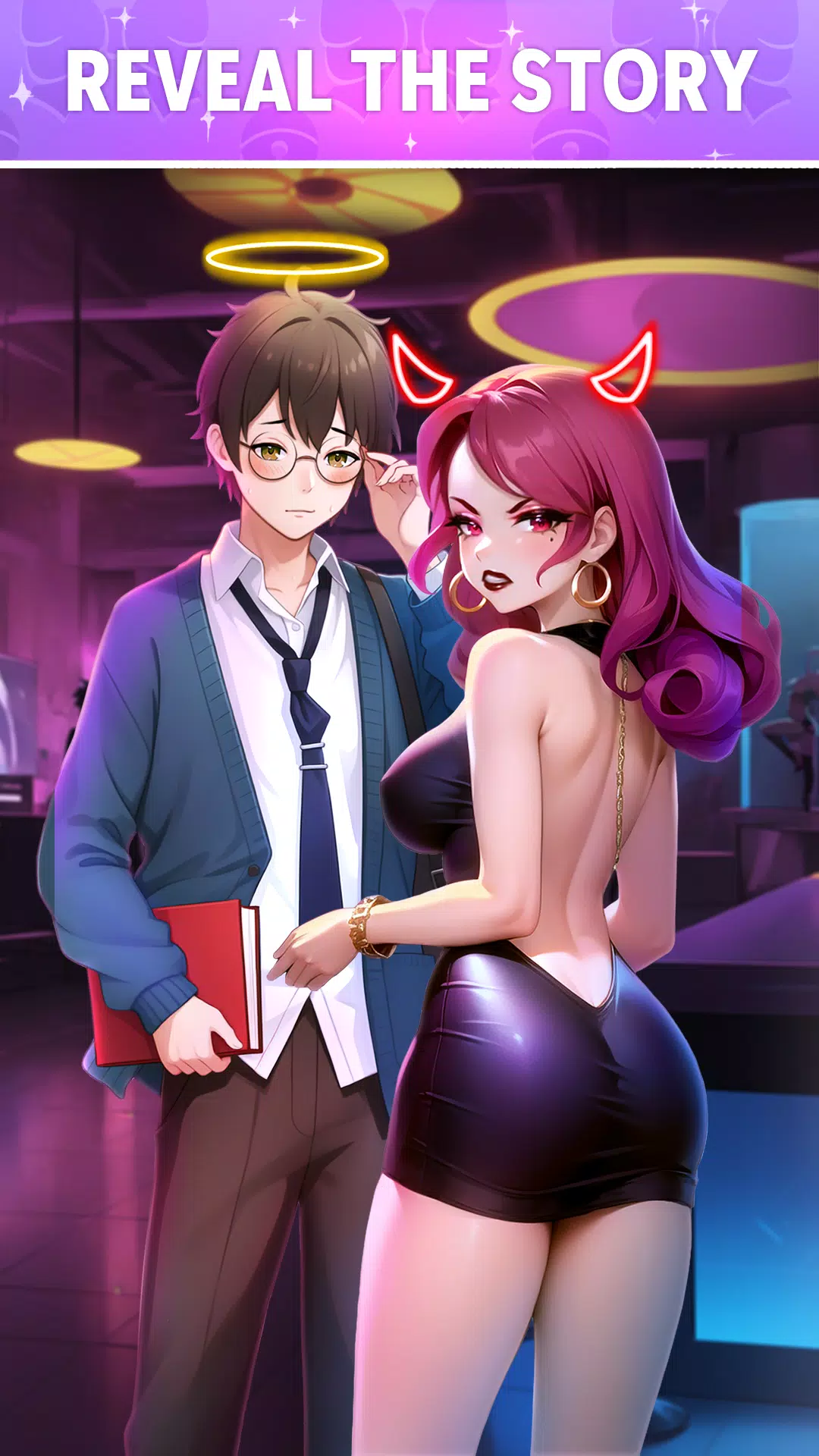 Anime Dating Sim: Steamy Waifu Captura de pantalla 1