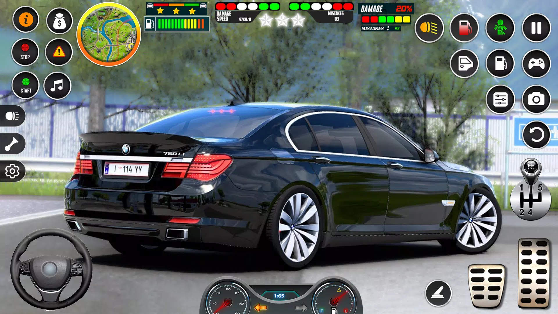 Classic Car Drive Parking Game Скриншот 3