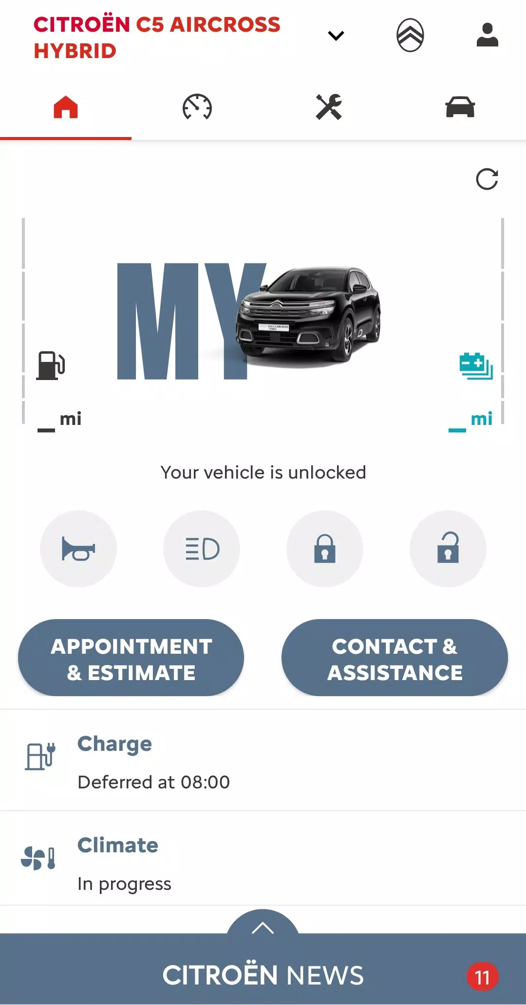 MyCitroën Screenshot 2