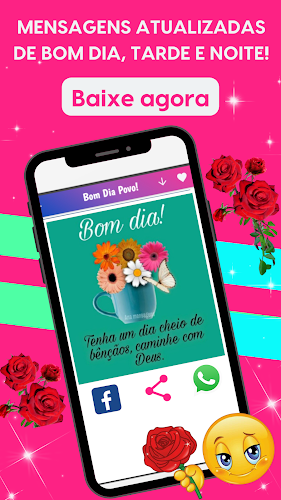 Mensagens de Bom Dia Povo Zap Скриншот 2