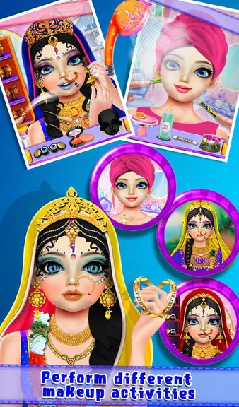 Indian Gopi Doll Fashion Salon Captura de pantalla 2