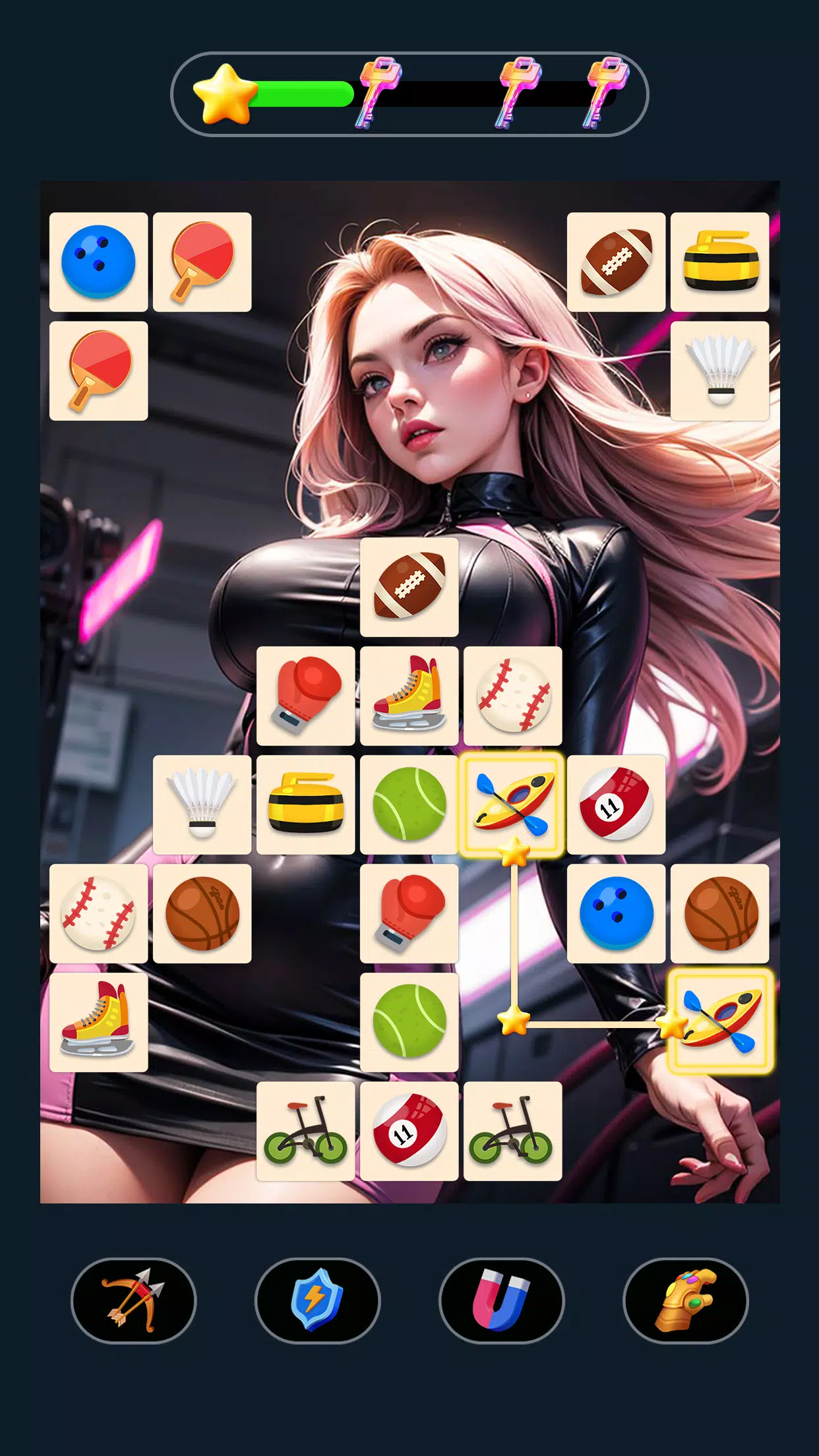 Fantasy Onet - Match Girl Game Скриншот 3