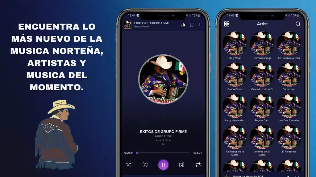Música Norteña Mexicana应用截图第3张