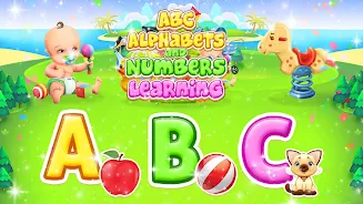 Learn ABC Alphabets & 123 Game 스크린샷 1
