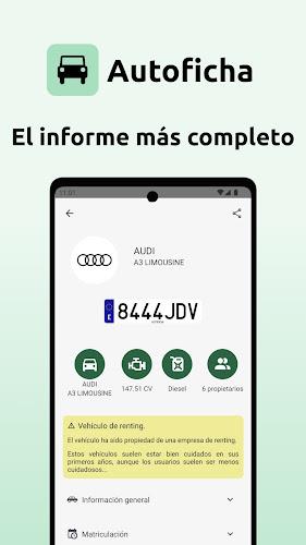 Autoficha - Informe DGT スクリーンショット 1