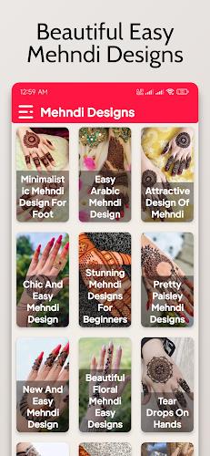 Mehndi Design: Easy & Offline Screenshot 4