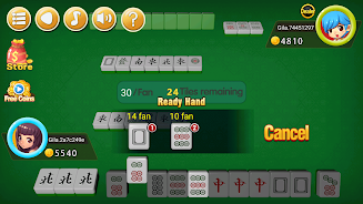 Mahjong 2P: Chinese Mahjong Captura de pantalla 3