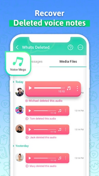 Recover Deleted Messages - WA Скриншот 3