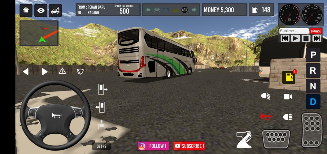 IDBS Simulator Bus Sumatera スクリーンショット 3