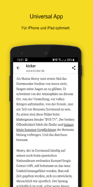 Buzz09–die schwarz-gelben News Скриншот 3