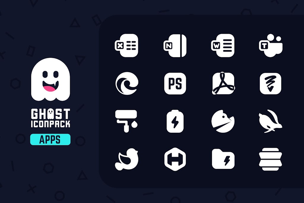 Ghost IconPack Capture d’écran 3