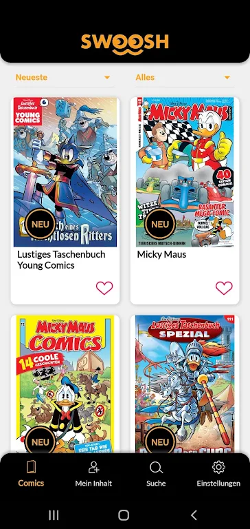 Swoosh Comics 스크린샷 1