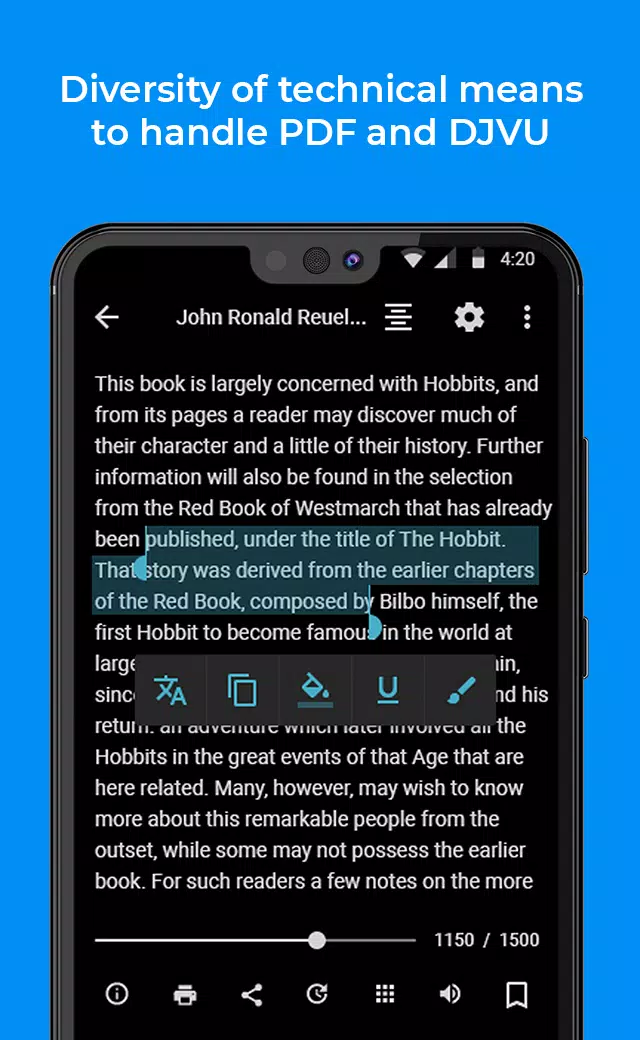 FullReader – e-book reader Screenshot 4