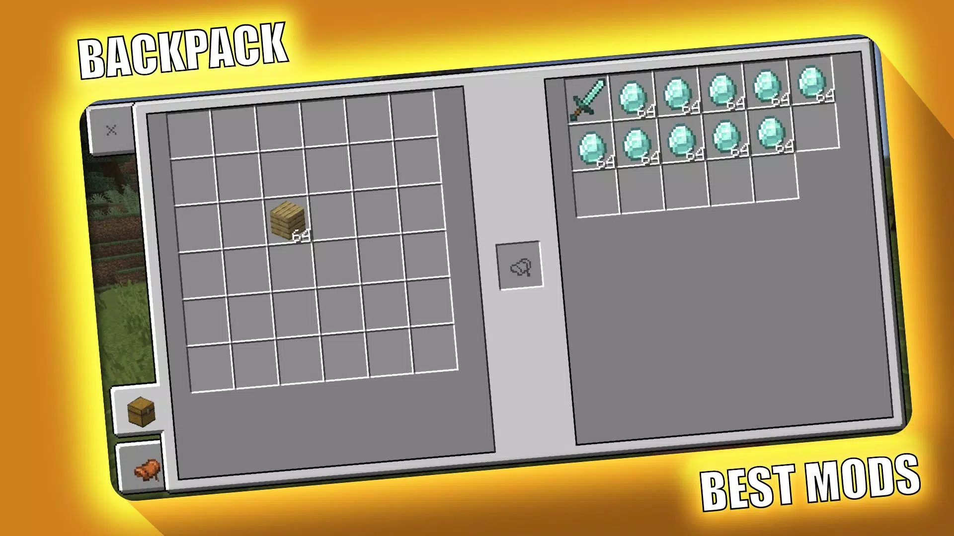 BackPack Mod for Minecraft PE  स्क्रीनशॉट 3