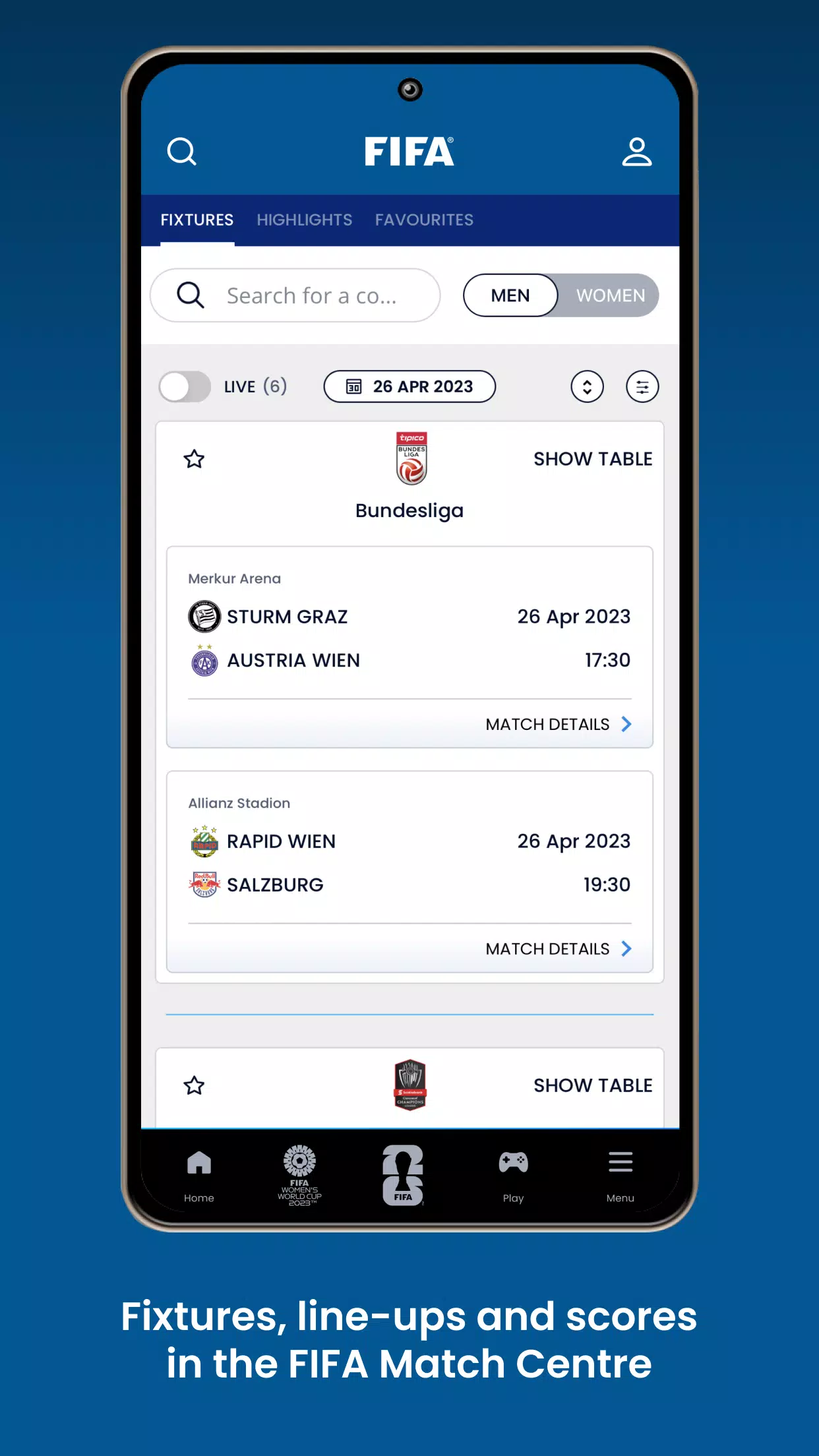 FIFA Official App Скриншот 3