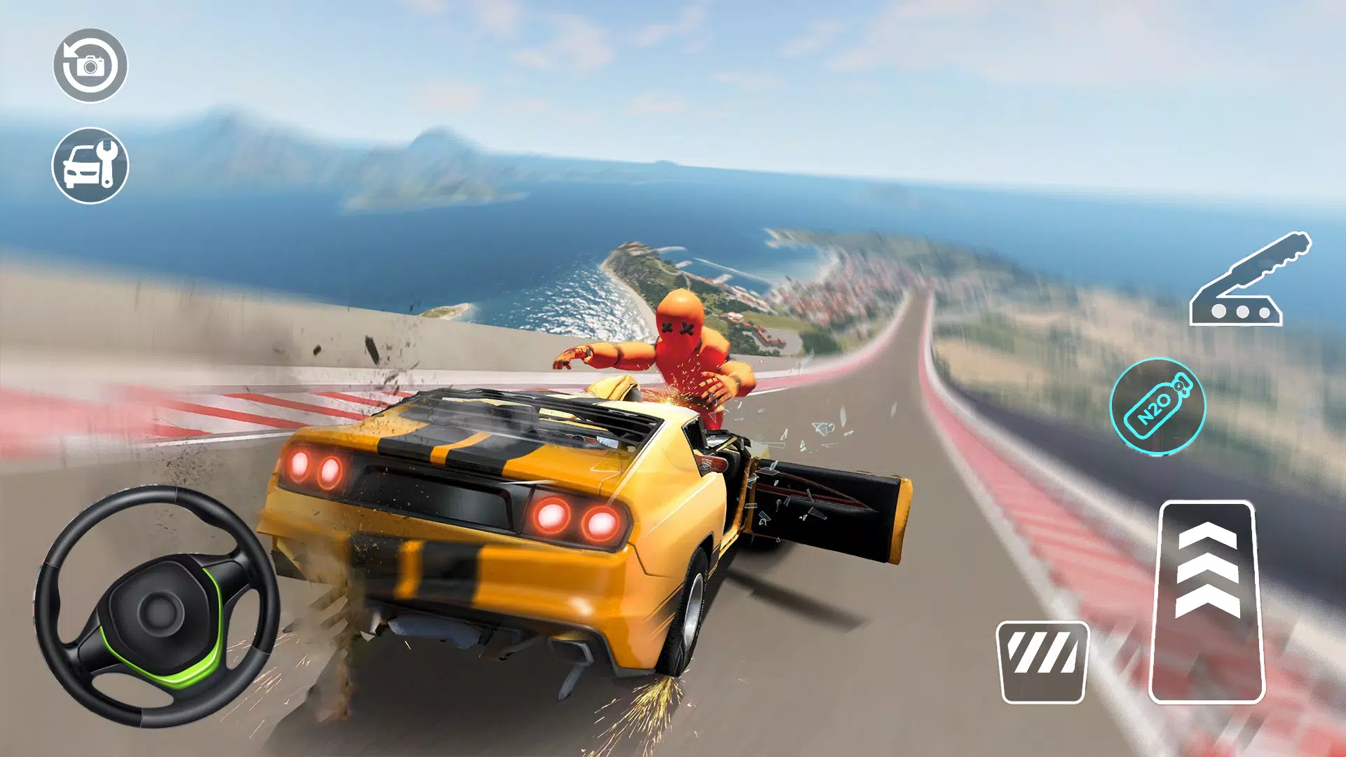 Car Crash Driving Test Game 3D Captura de pantalla 3