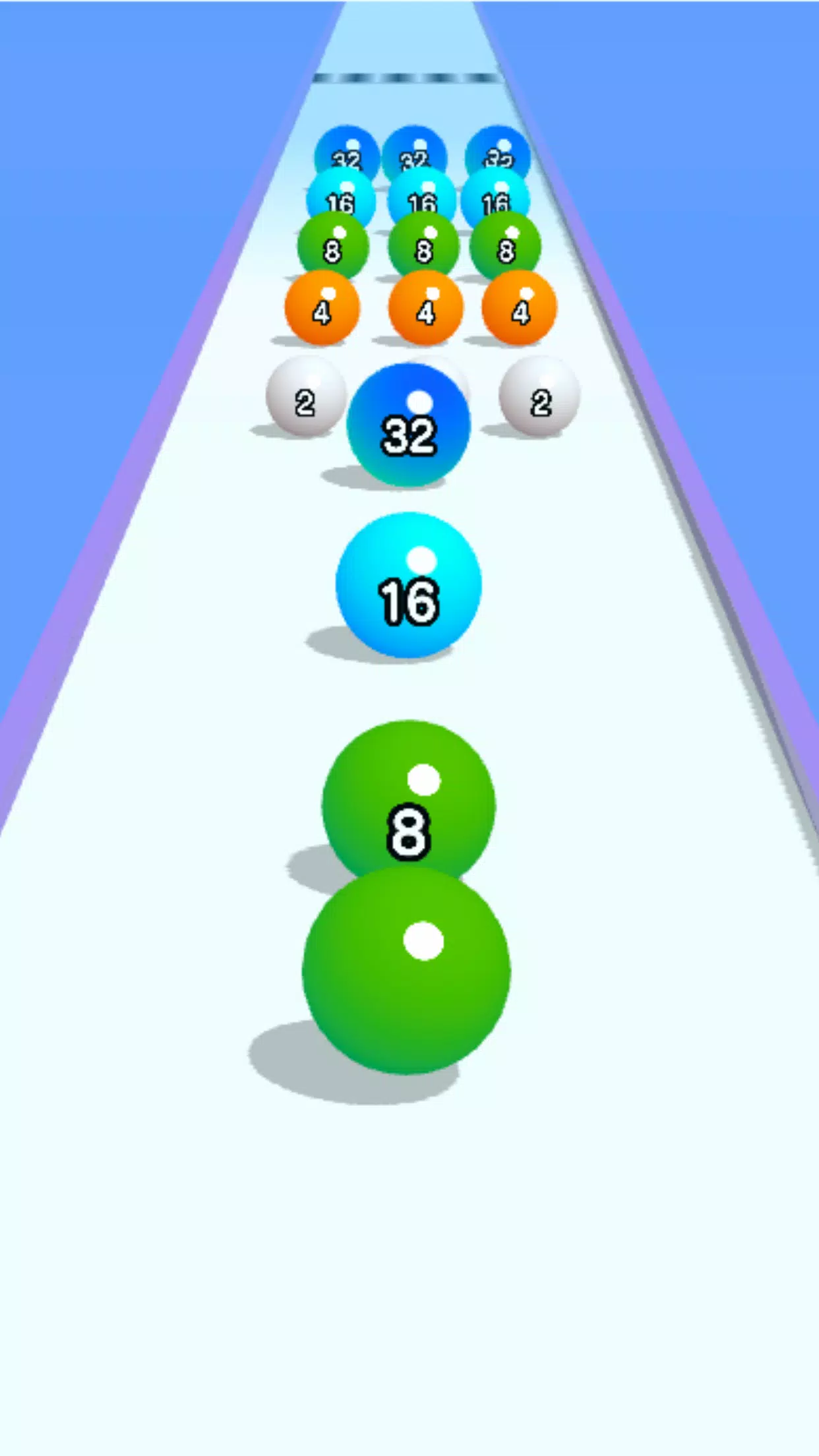 Ball Run 2048: merge number Скриншот 2