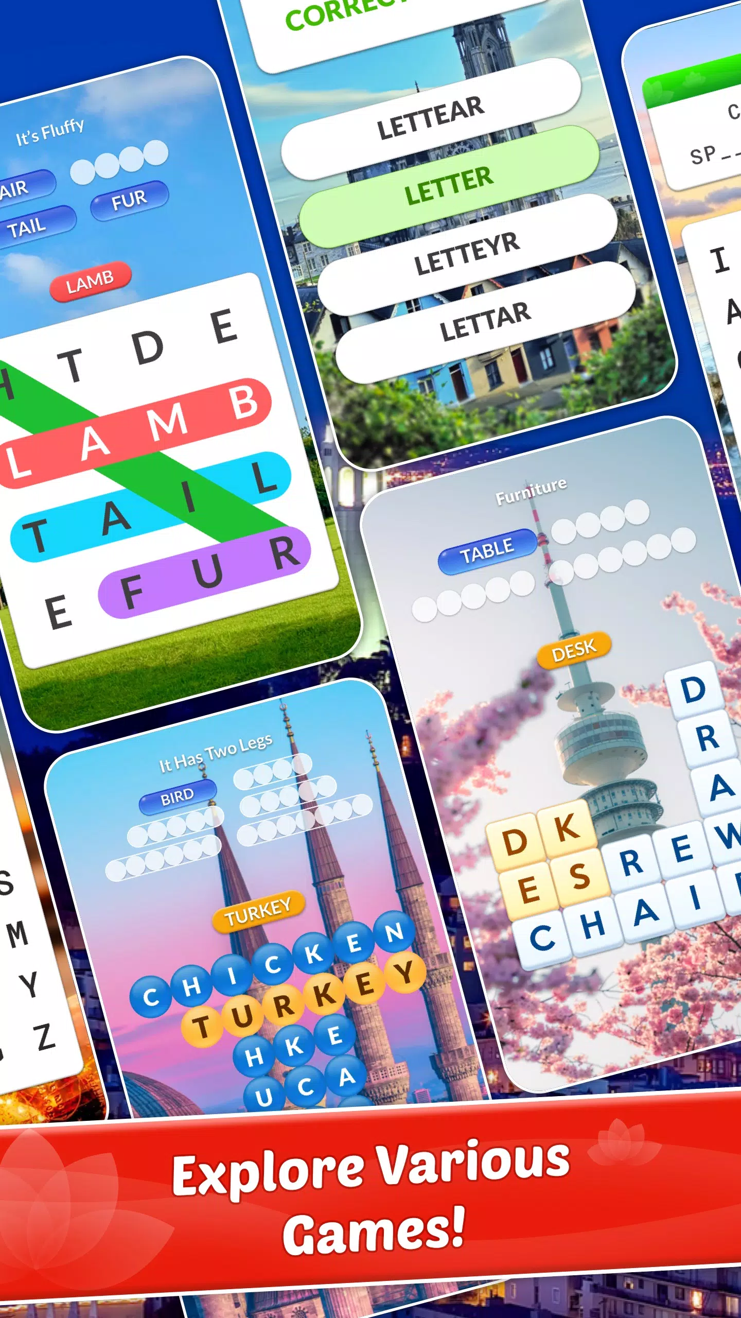 Word Town: Find Words & Crush! Capture d’écran 4