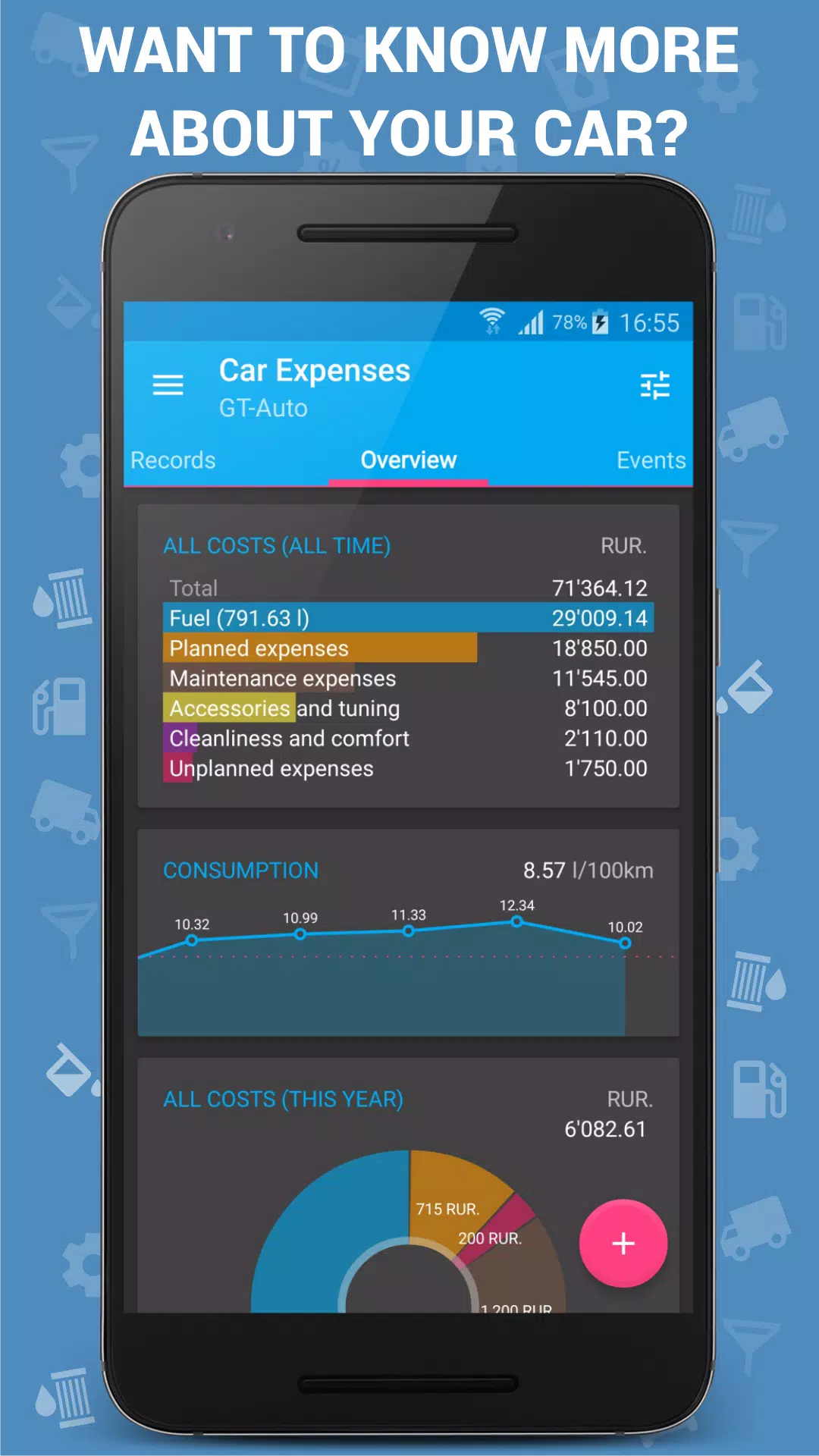 Car Expenses Manager應用截圖第1張
