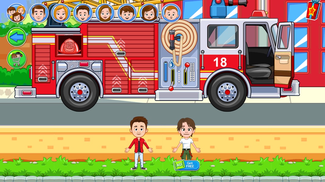 My Town : Fire station Rescue Captura de pantalla 4