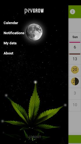 Marijuana Lunar Calendar Captura de pantalla 2