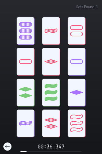 Untitled Set Game Screenshot 3