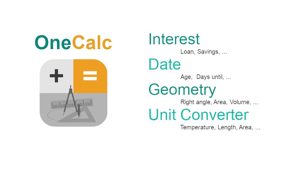 OneCalc+应用截图第1张