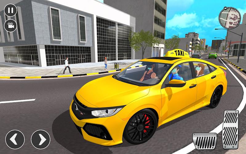 Open World Taxi Sim 2023 स्क्रीनशॉट 1