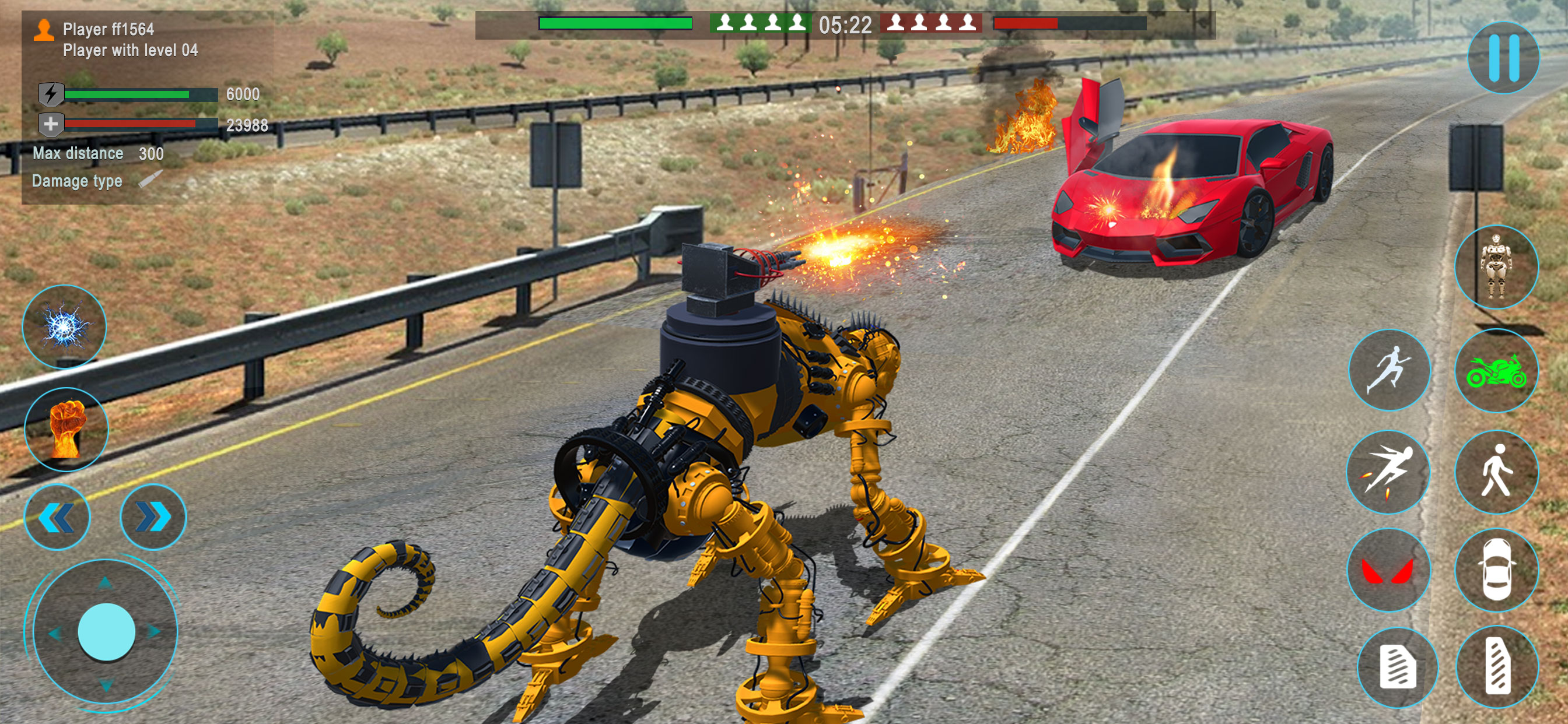 Bike Robot Transformation Game Screenshot 2