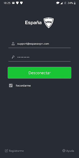 España VPN スクリーンショット 1