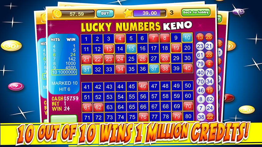 Las Vegas Keno Numbers Free スクリーンショット 1