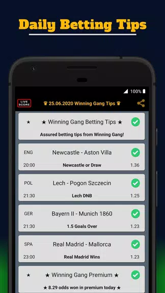 Winning Gang Betting Tips應用截圖第1張