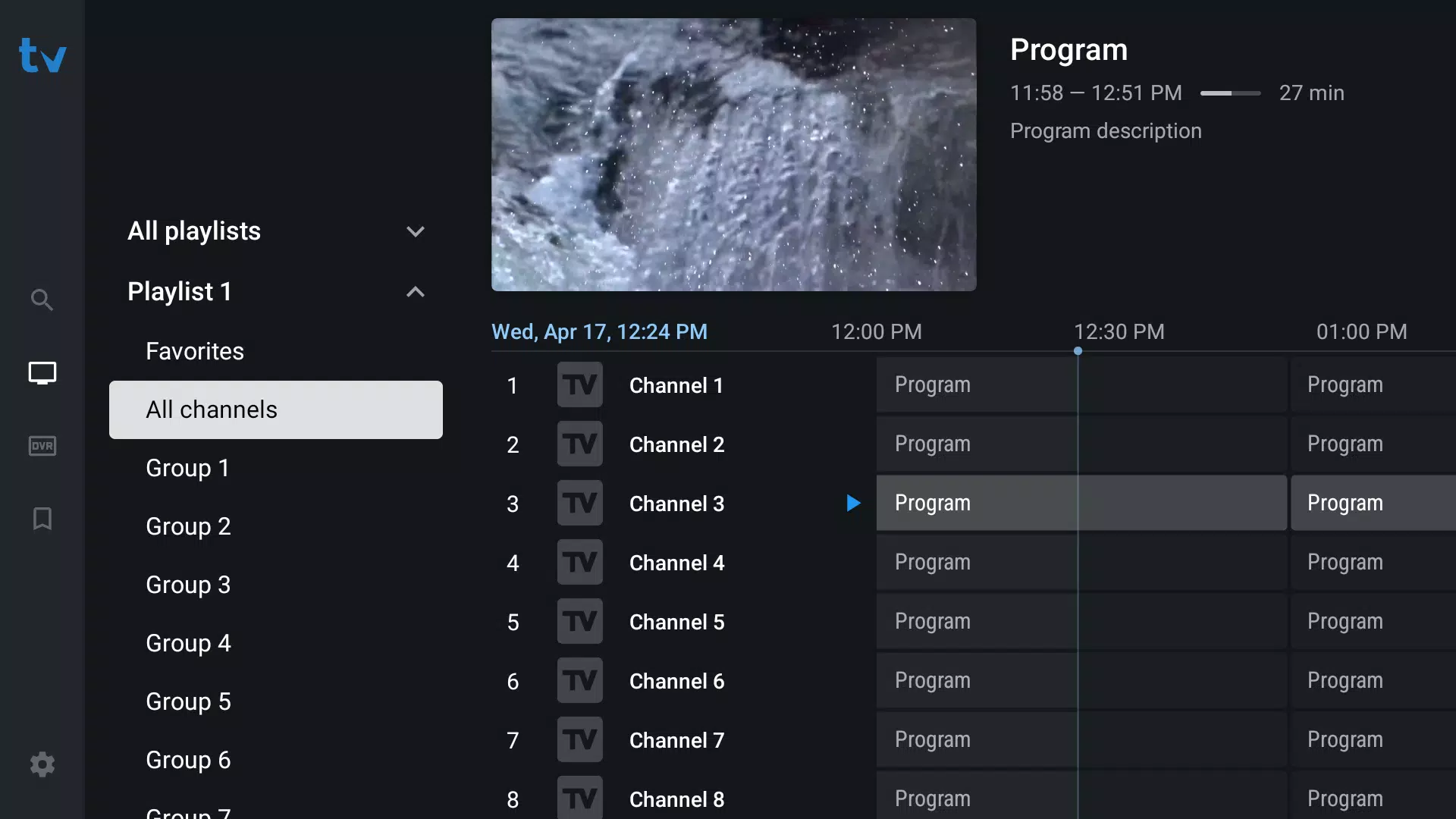 TiviMate IPTV Player應用截圖第1張