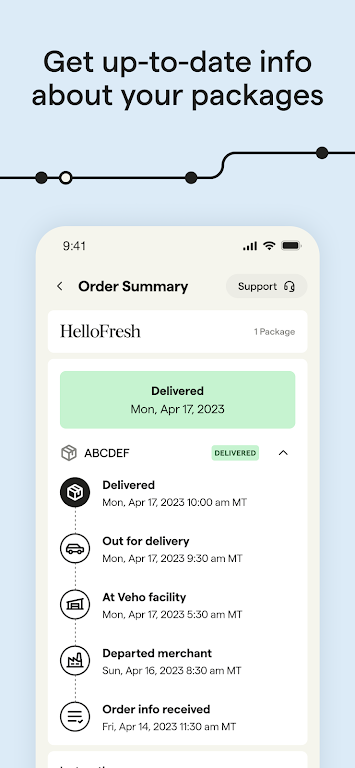 Veho - Manage your deliveries應用截圖第3張