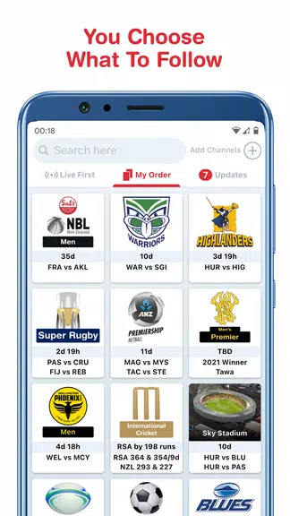 Tribe: Live Sports Scores Captura de tela 2