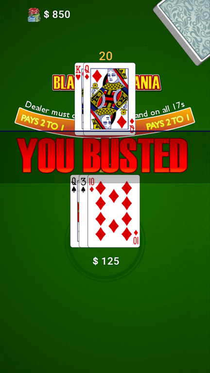 BlackJack Mania Captura de tela 4