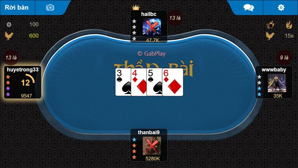 GabPlay Thần bài应用截图第1张