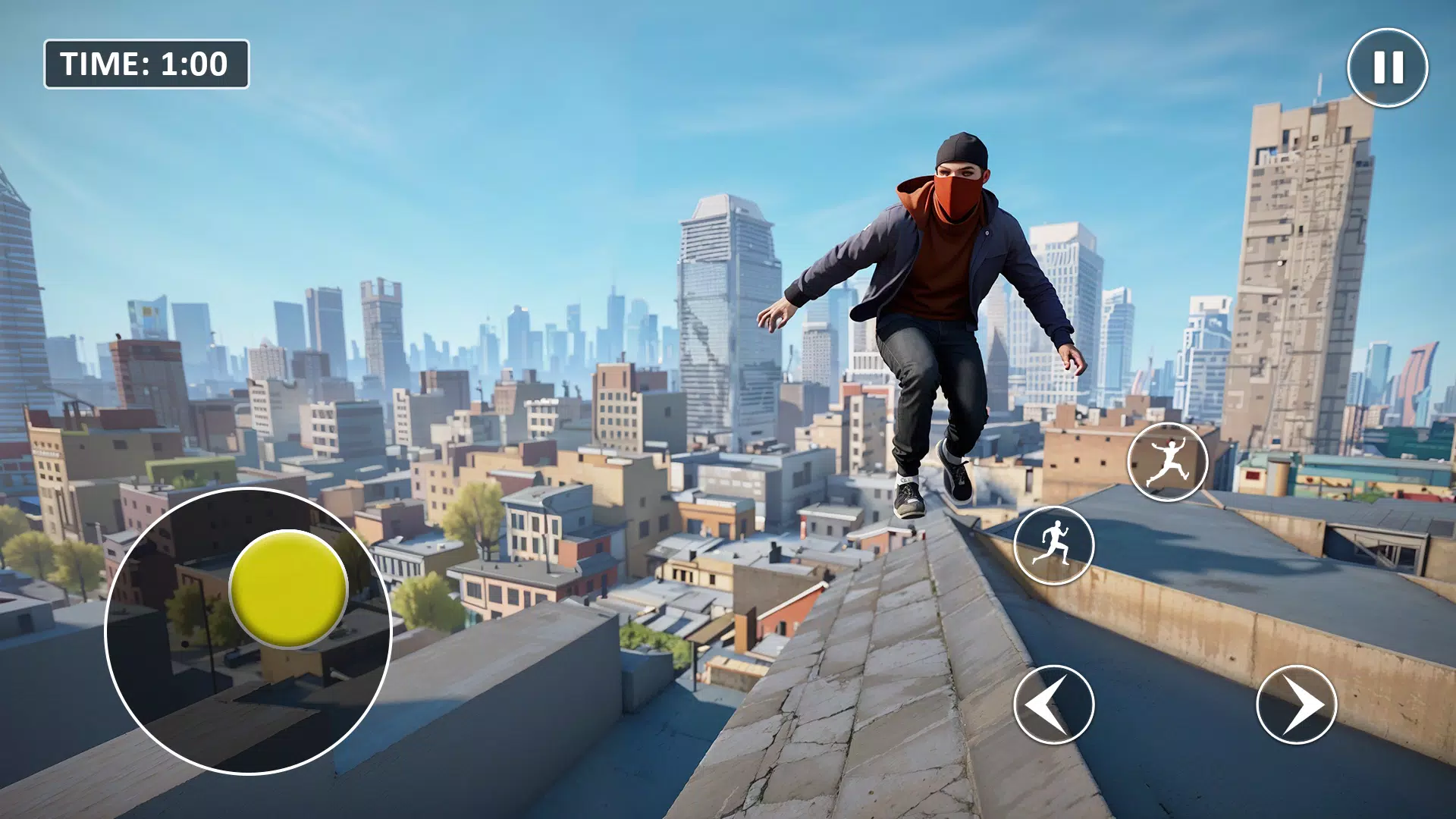 Go Up Rooftop Run Parkour Game應用截圖第3張