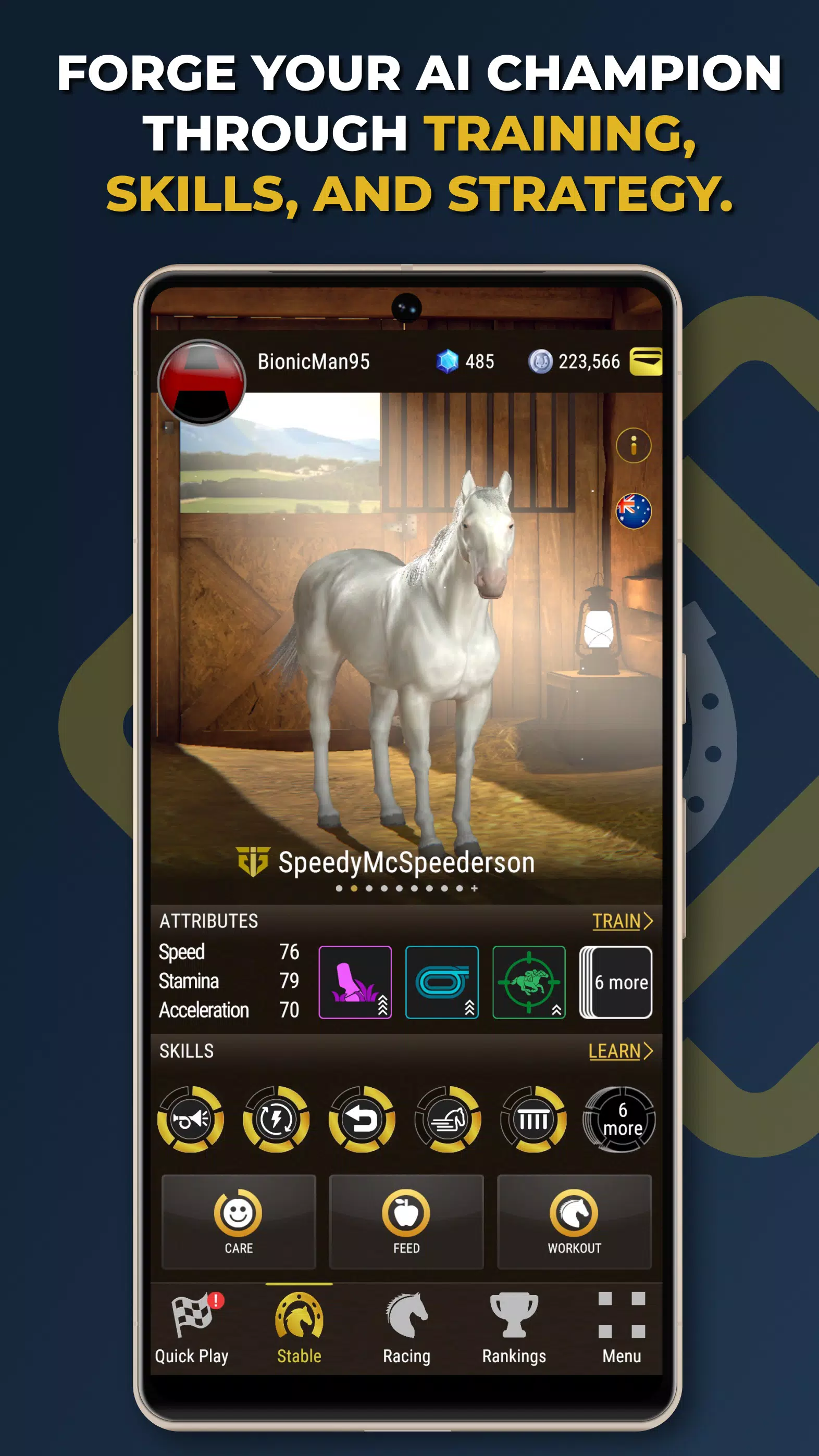 Owners Club - AI Horse Racing Screenshot 2