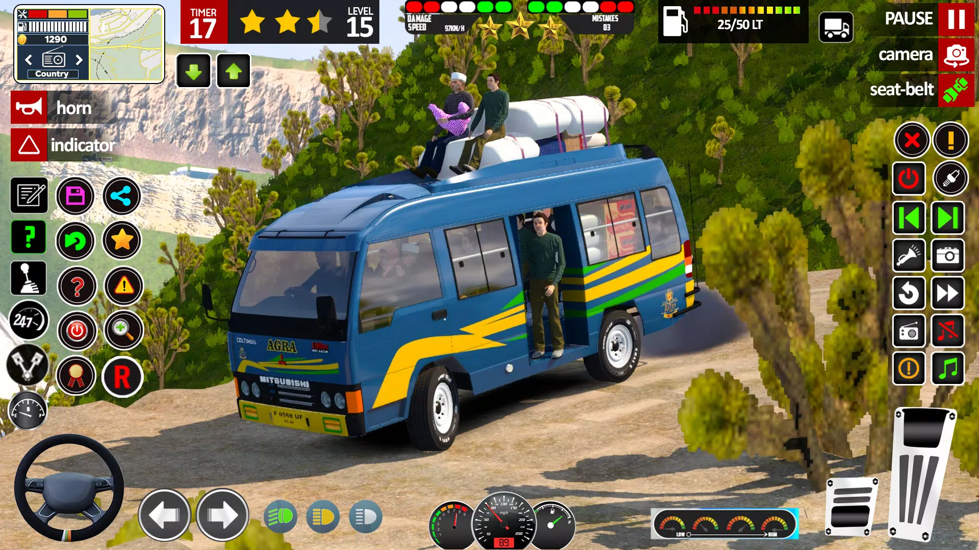 Real Mini Coach: Bus Game 3D Screenshot 4