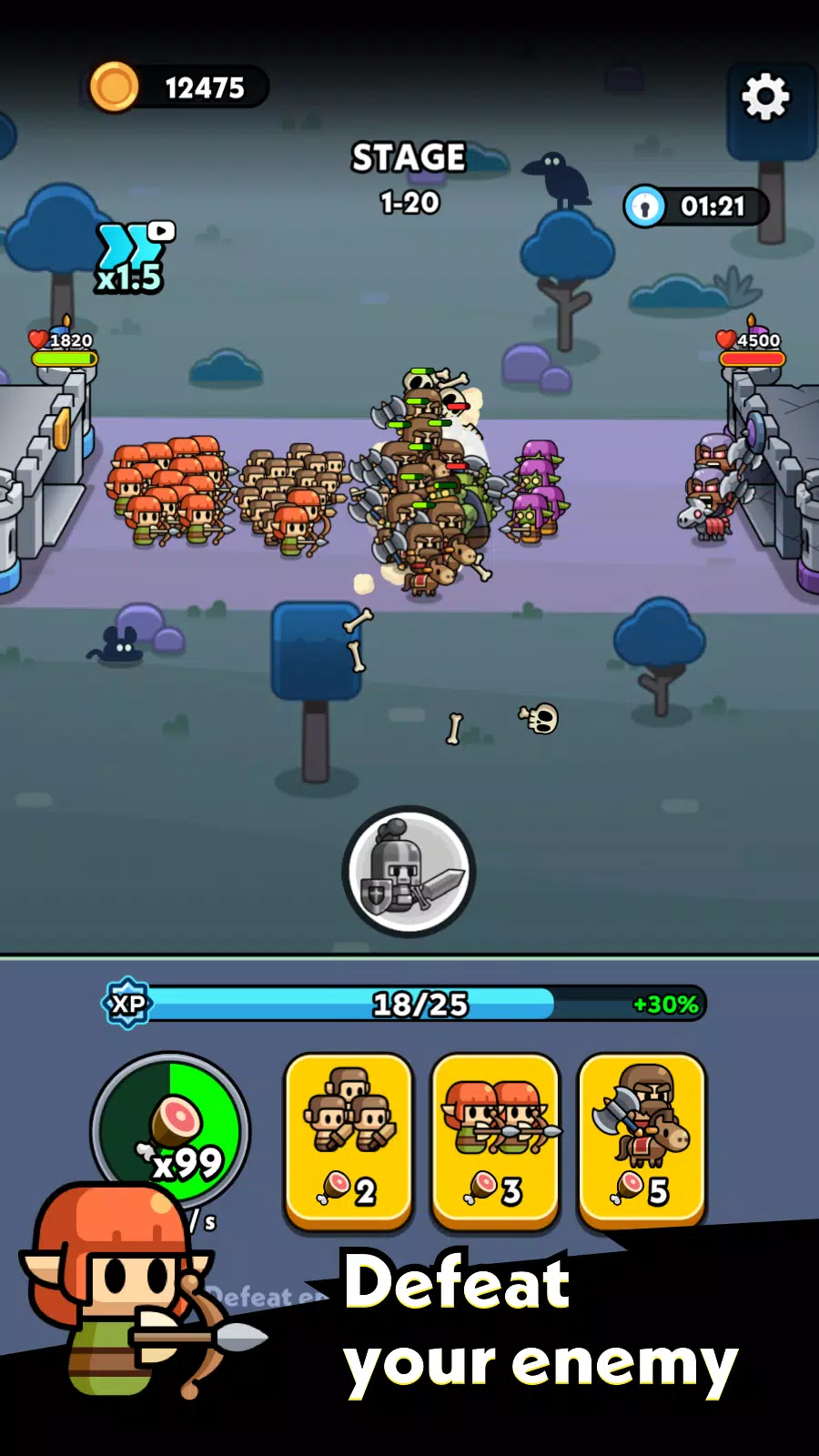 Tiny Warriors Go!應用截圖第2張