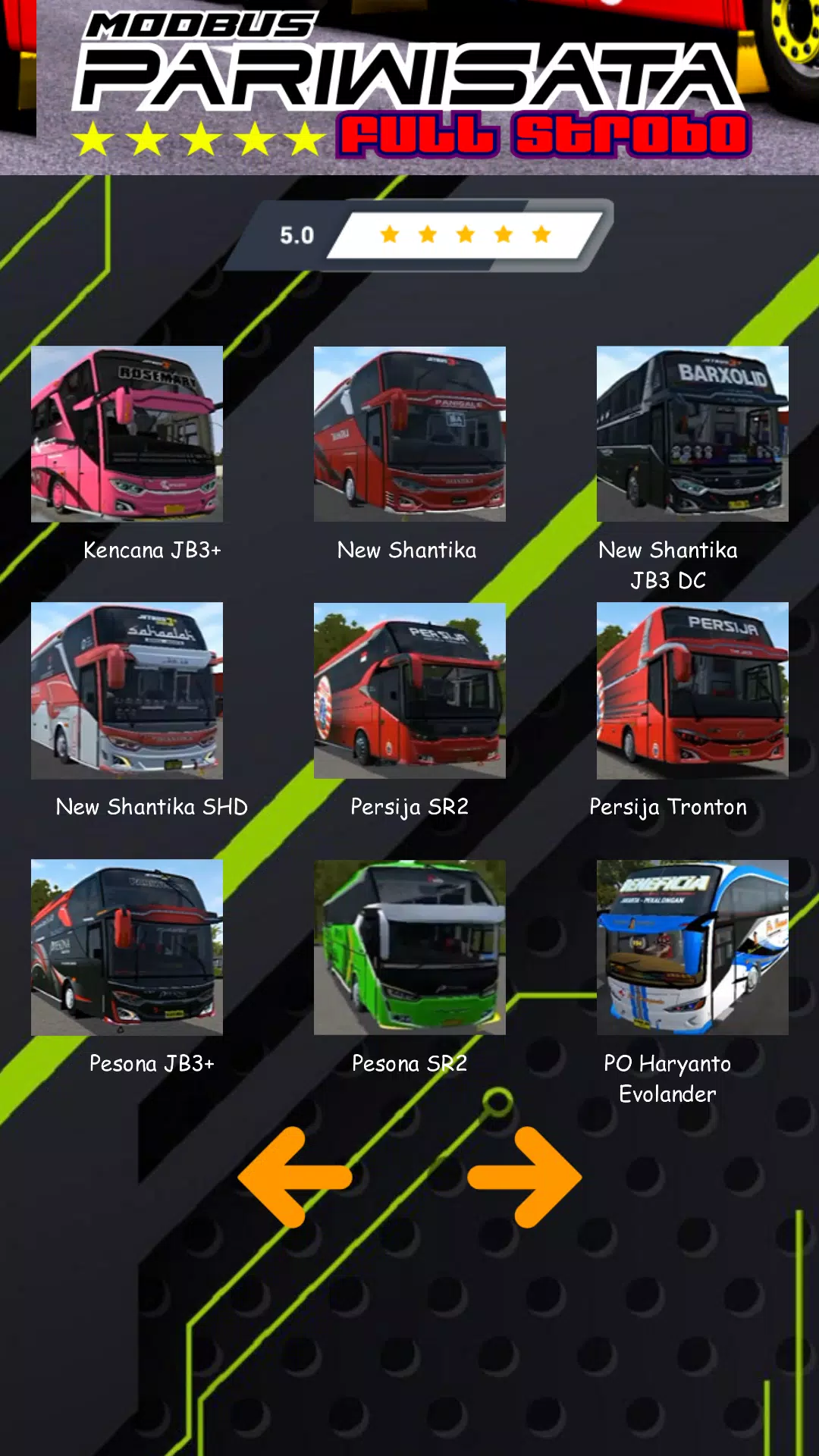 Mod Bus Pariwisata Full Strobo应用截图第3张