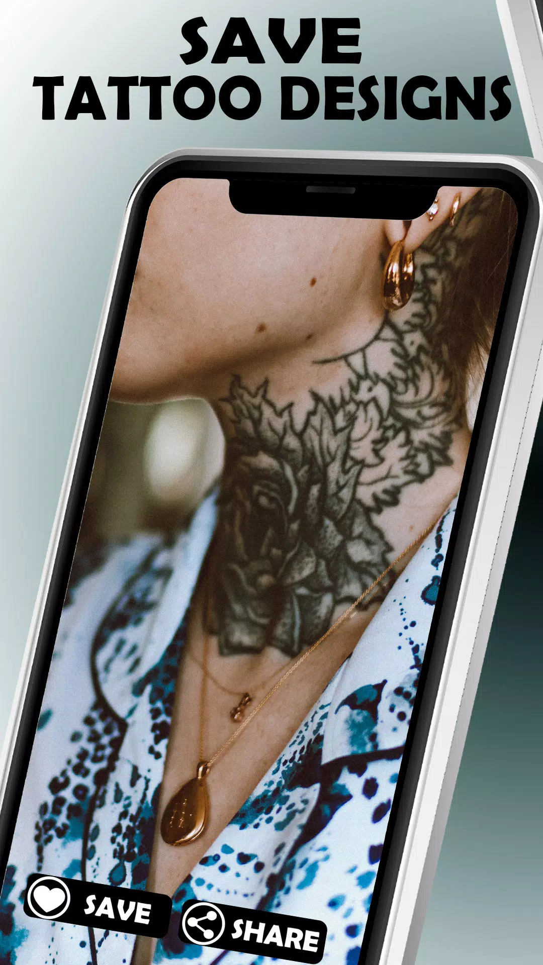 Neck Tattoo Designs Screenshot 2