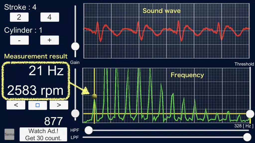 Engine Sound Analyzer:RPM Calc应用截图第3张