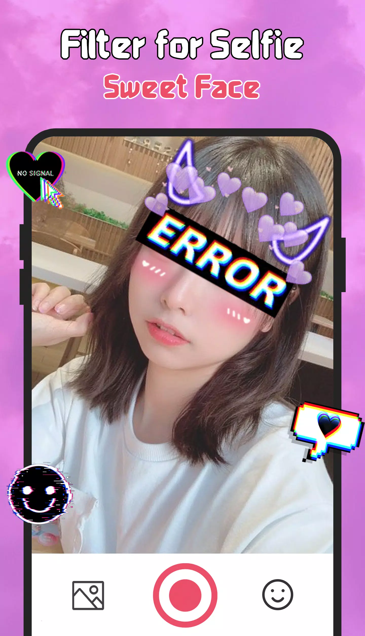 Filter for Selfie - Sweet Face應用截圖第1張