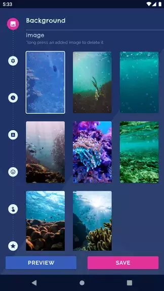 Ocean Fish Live Wallpaper 4K Captura de pantalla 1