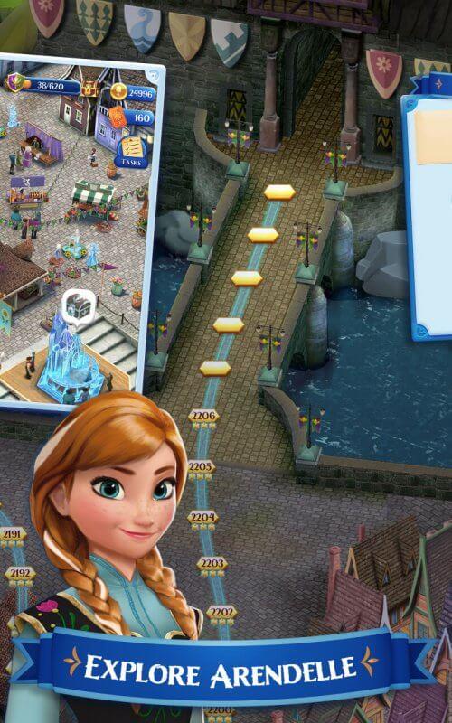 Disney Frozen Free Fall Скриншот 4