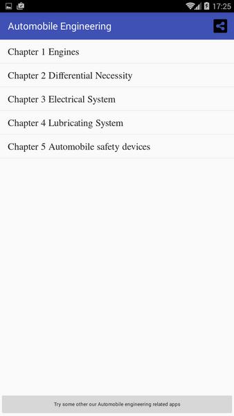 Automobile Engineering Capture d'écran 1