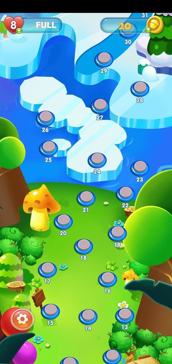 Squirrel Bubble Shooter स्क्रीनशॉट 2