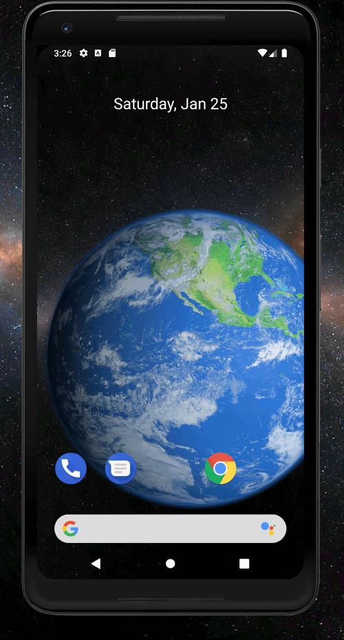 Earth 3D Live Wallpaper Screenshot 3